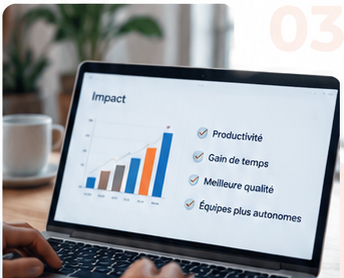 Accompagnement, formation et optimisation continue des solutions IA